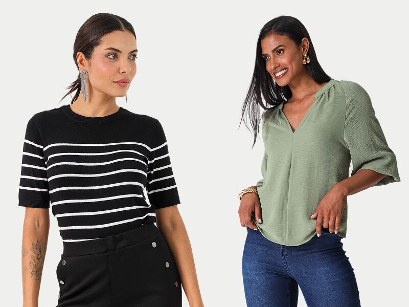 BLOG 800x600 Duas mulheres usando blusas elegantes e modernas.