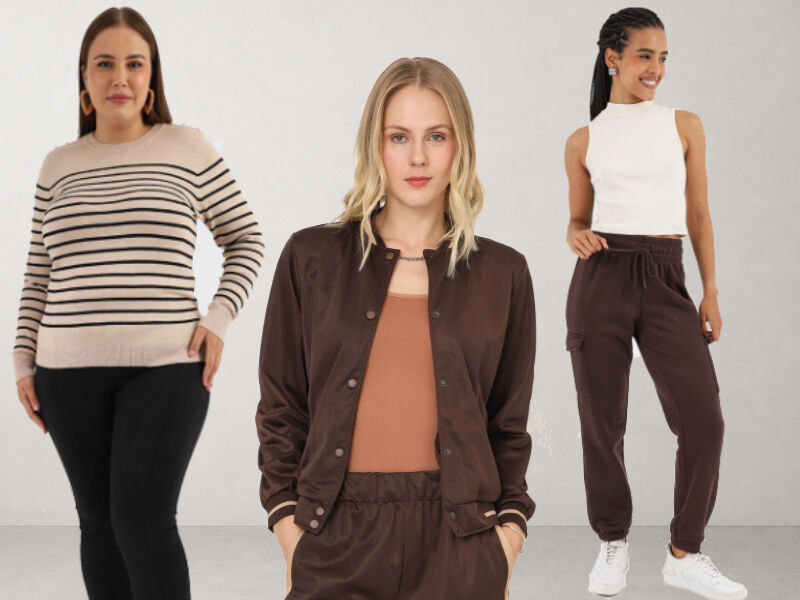 ATLEISURE 2 Modelos exibindo roupas casuais e modernas